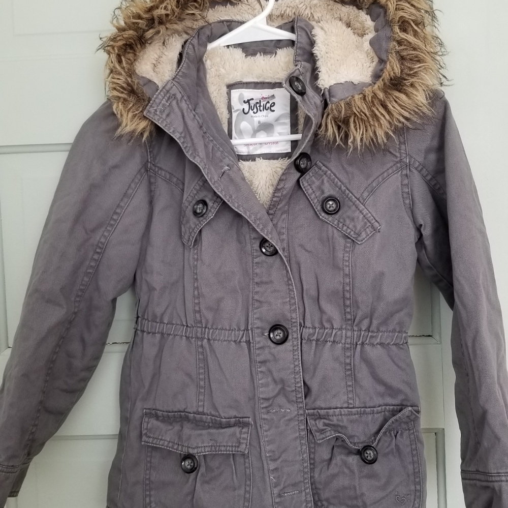 Justice girl jacket